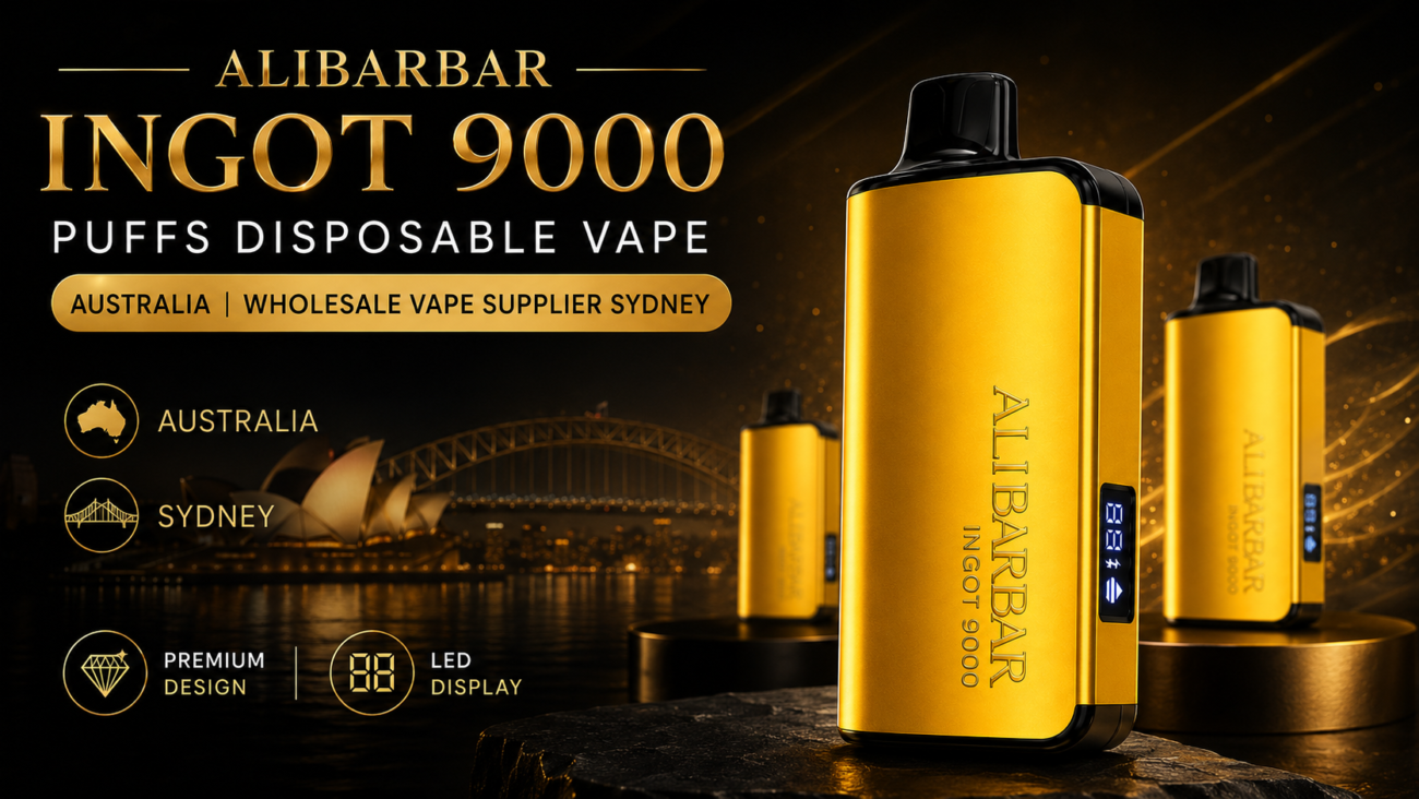 ALIBARBAR INGOT 9000 Puffs Disposable