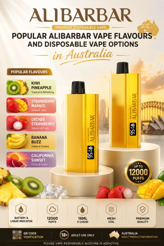 Popular Alibarbar Vape Flavours and Disposable Vape Options in Australia