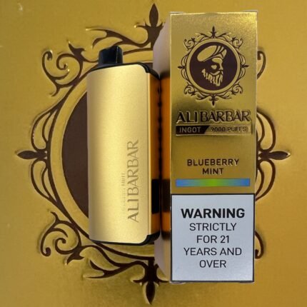 Alibarbar Vape 9000 (Blueberry Mint) – In stock in Australia, ready for immediate dispatch.