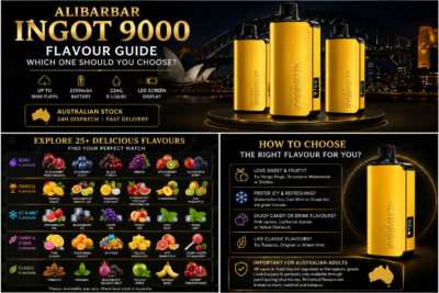 ALIBARBAR INGOT 9000 Flavour Guide Australia 2026