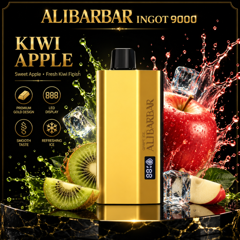 Alibarbar Vape Kiwi Apple Flavor