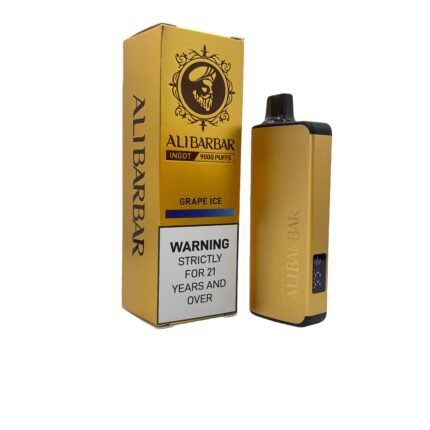 Alibarbar Vape 9000 Grape Ice – In stock in Australia, ready for immediate dispatch.
